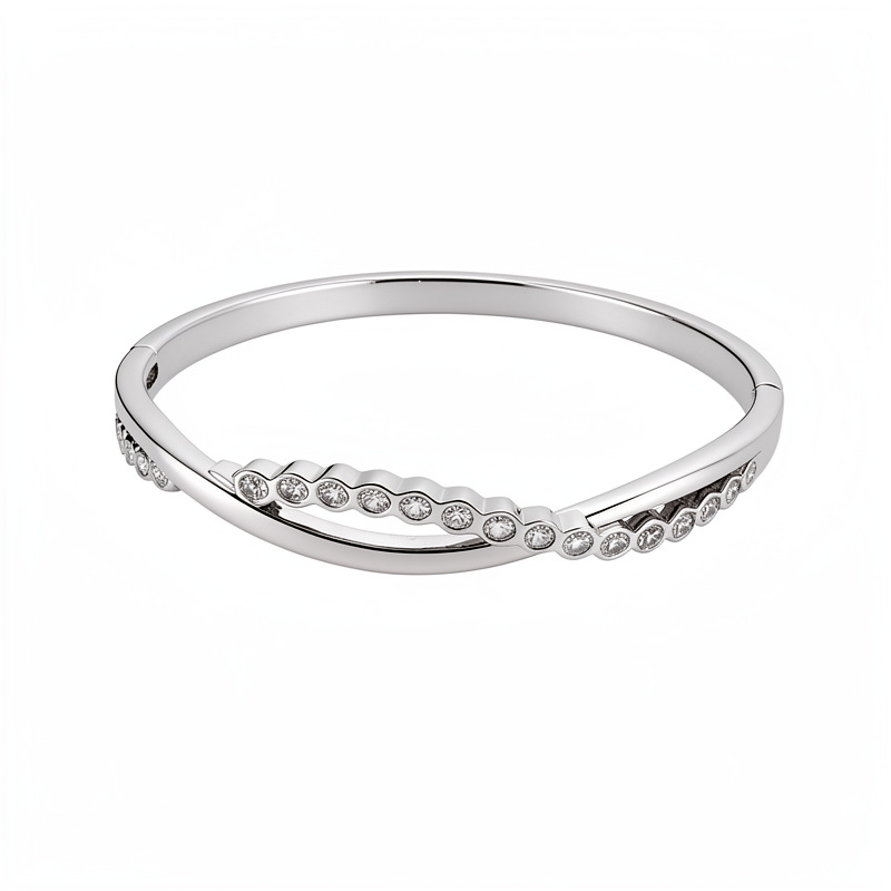 18K oro real de piedra de zinc de doble capa envuelta hexagonal pulsera personalidad pulsera de nicho lujoso ligero joyas