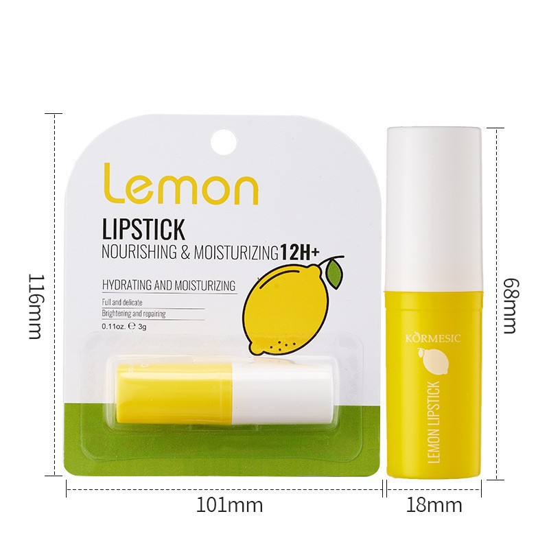 레몬 레몬 보습 립밤 3g [수출 전용 상품, 국내 판매 금지. 구매 시 면책 조항에 동의하며 책임은 구매자에게 있습니다.]