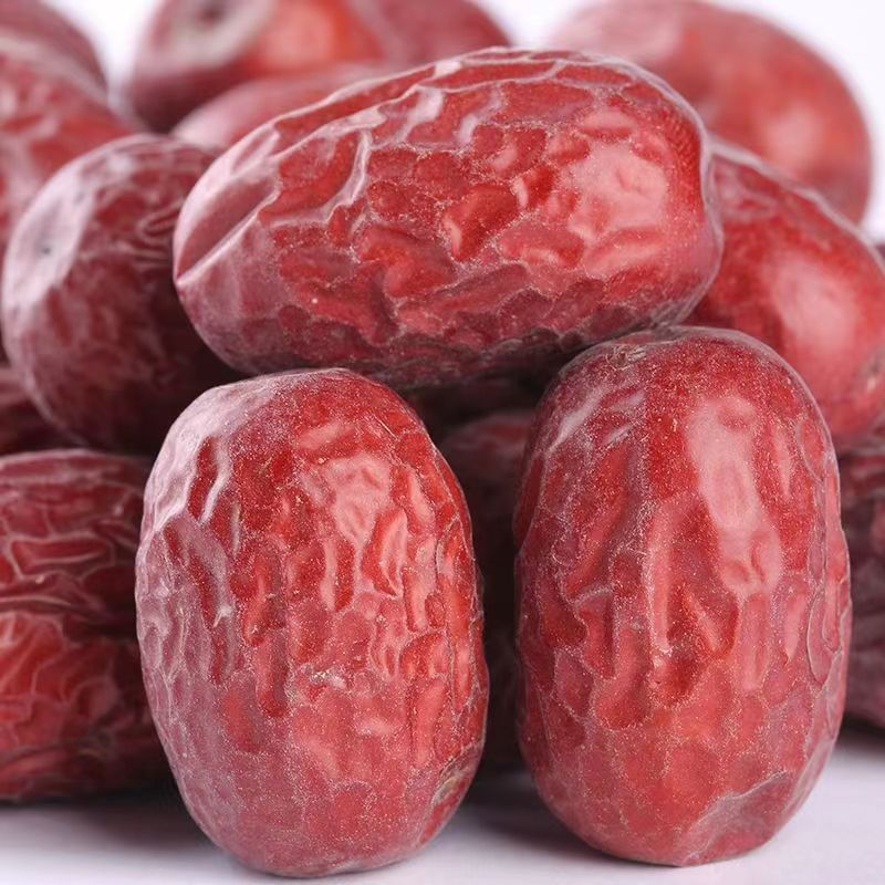 Dati Red Dates Xinjiang Jujube Wholesale Distribution 500g Unwashed Earth Ash Jujubes Zongzi Ruqiang Uncleaned Red Dates