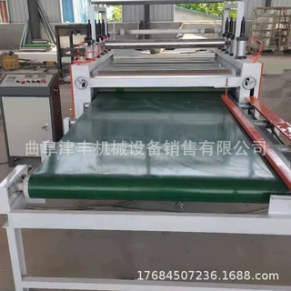 出售木饰面墙板高光贴面机 uv大板贴面一体机 铝蜂窝大板平贴机