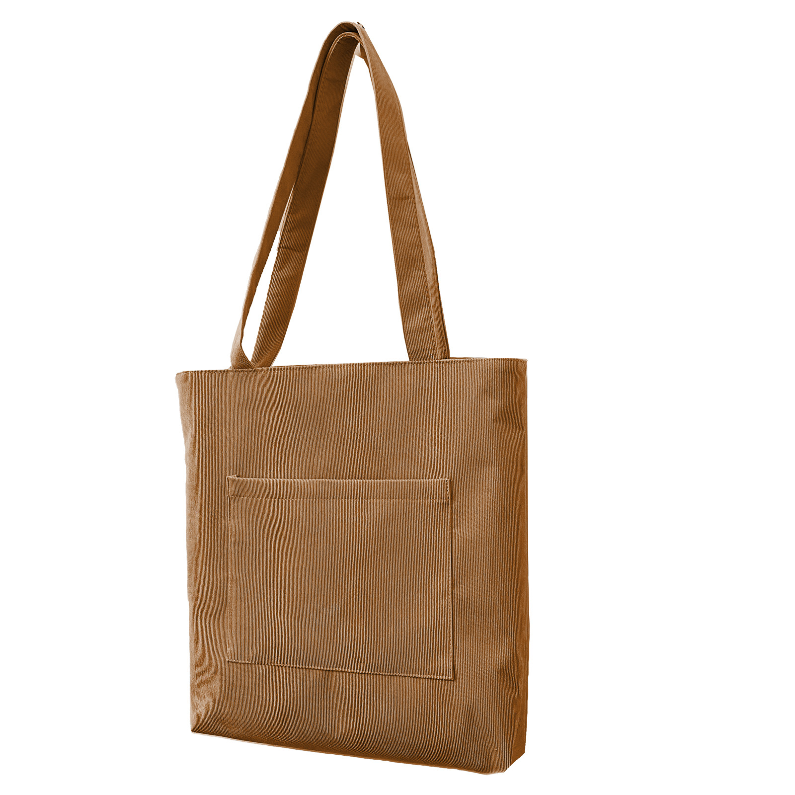 Women's Fashion Solid Color Corduroy Shopping Bags display picture 5