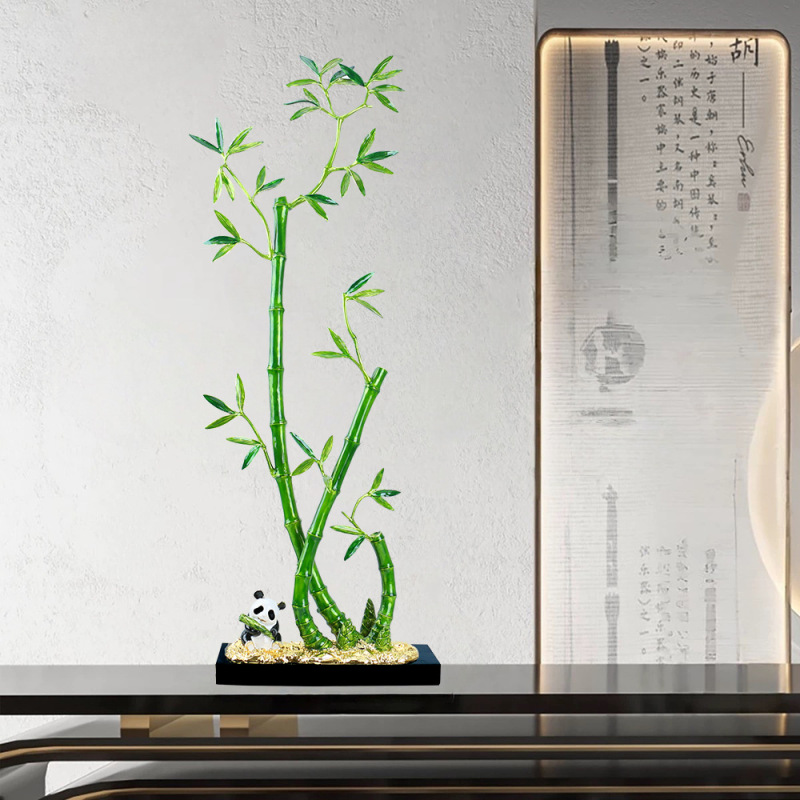 新中式节节高升竹报平安摆件客厅玄关壁龛装饰办公室开业乔迁送礼|undefined