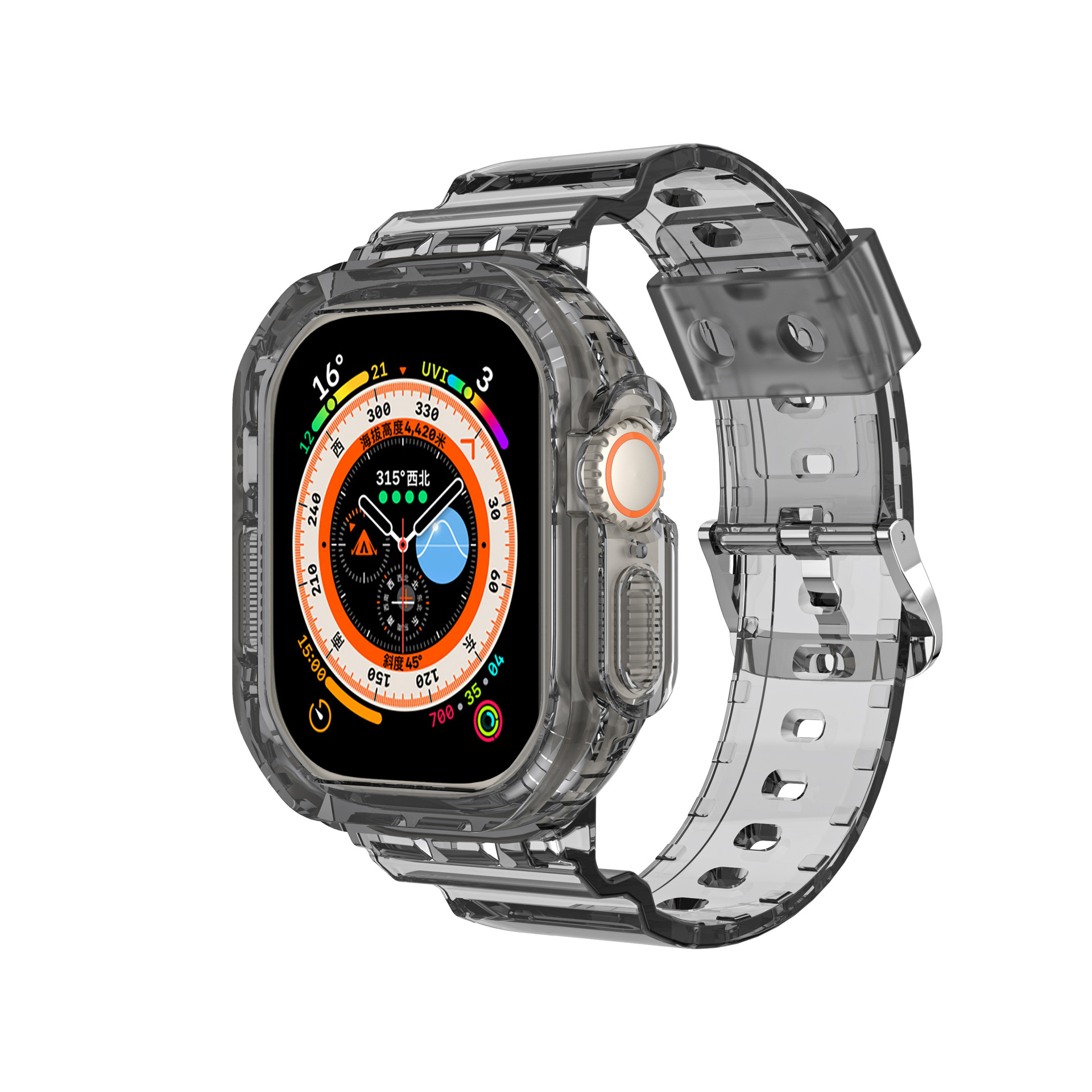 Adecuado para Apple 7 8 generaciones Iwatch correa de reloj Apple reloj todo en uno correa de reloj TPU Apple S10