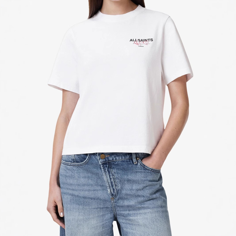 26 Summer Cross-Border High-Quality Trendy Brand Letter Logo Printed T-Shirt Round Neck Women's American Casual Short-Sleeved Top 26 Summer Cross-Border High-Quality Trendy Brand Letter Logo Printed T-Shirt Round Neck Women's American Casual Short-Sleeved Top