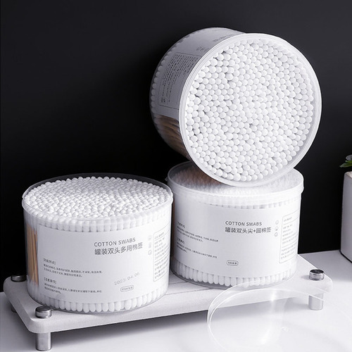 Double-ended cotton swabs, makeup remover cotton swabs, household disposable ear cleaning cotton swabs, sanitary disinfection wooden swabs, cotton balls