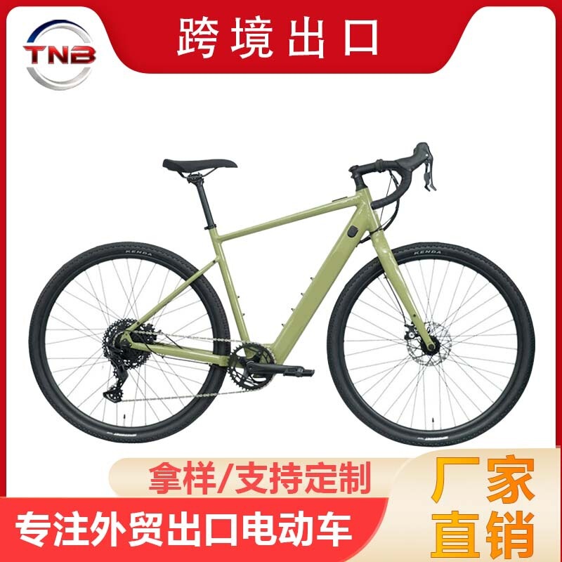 Tanami My26 Gravel Electric Bicycle Green Off-Road Climbing Bike 29inch Cross-Border Export