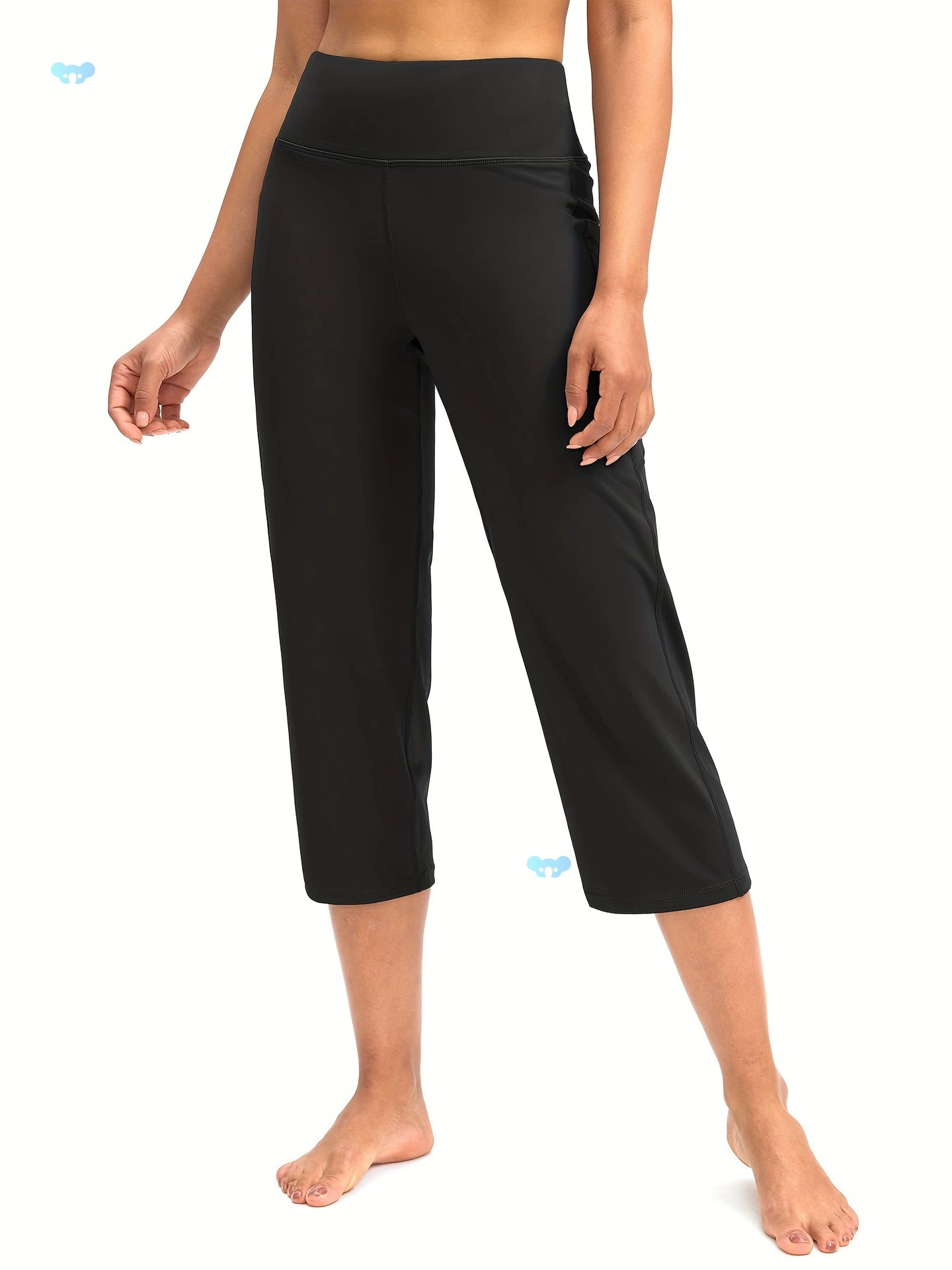 Брюки-капри для женщин с высокой талией, штаны для йоги для тренировок, трансграничные