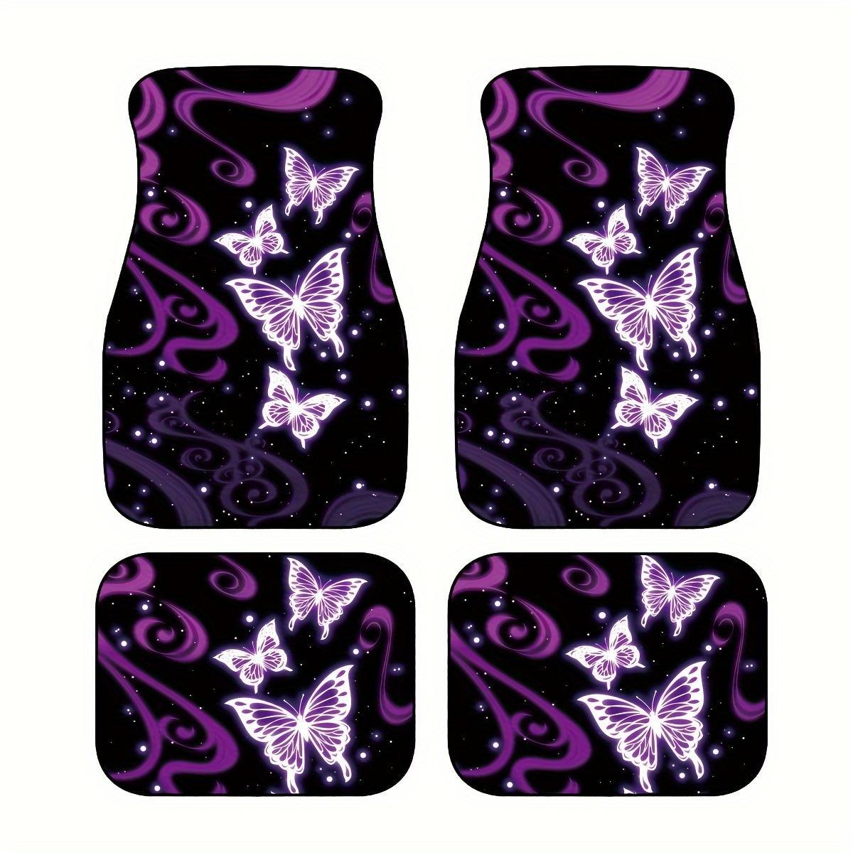 Cross-Border Hot-Selling Pattern Printed Car Floor Mats, Stain-Resistant, Water-Absorbent and Non-Slip Four-Piece Set, Etc. Can Be Shipped on Behalf of Others