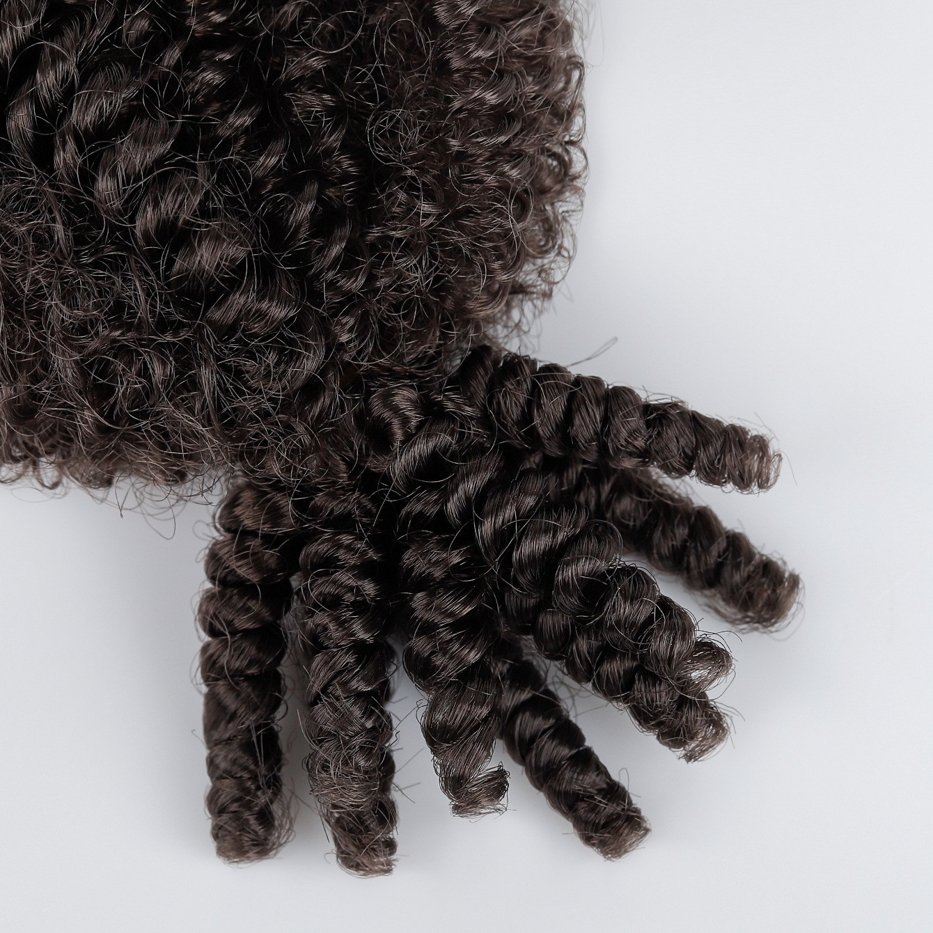 Extensiones de Cabello Rizado Afro Crochet de 24 Pulgadas Fibra Sintética de Alta Temperatura image 5
