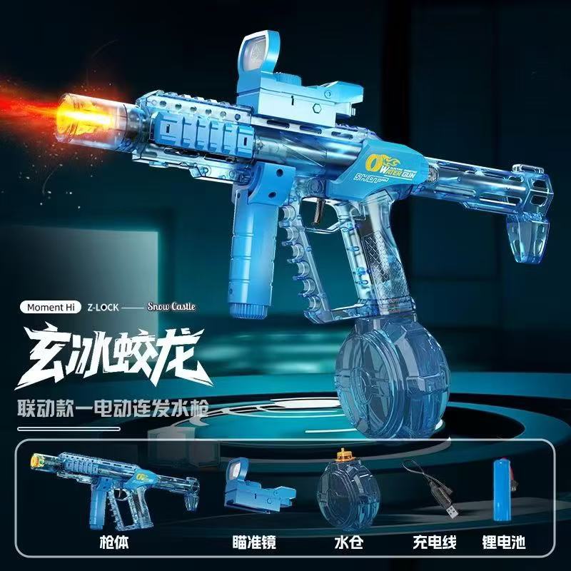 2026 nuevo fuego M416 pistola de agua eléctrica juguetes infantiles rociadores de agua MK3 un fuerte alcance de batalla de agua larga