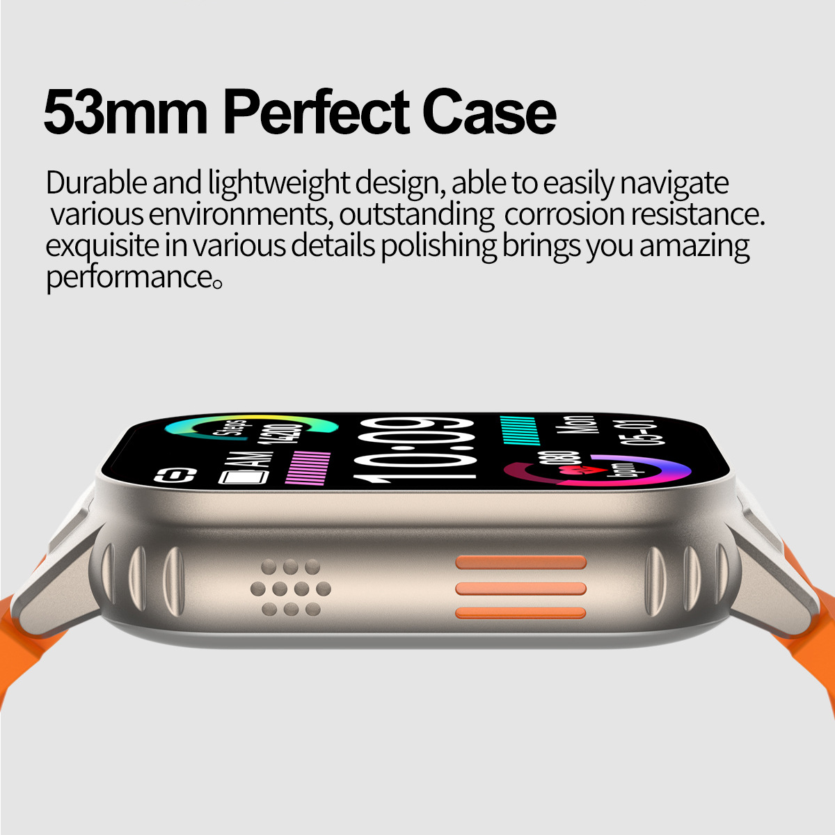 Reloj inteligente G41, función Bluetooth Talk HRV, glucosa en sangre_voghion.com