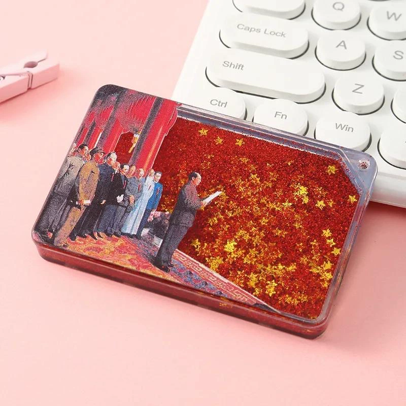 Сувенирная фигурка-махжонг «Текучий песок» к Дню независимости, украшение-плитка для маджонга, подарок, плитка «Текучий песок» Гука