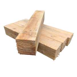 桥梁木方枕木批发各种规格尺寸20x20x4米松木木方原木实木木块材