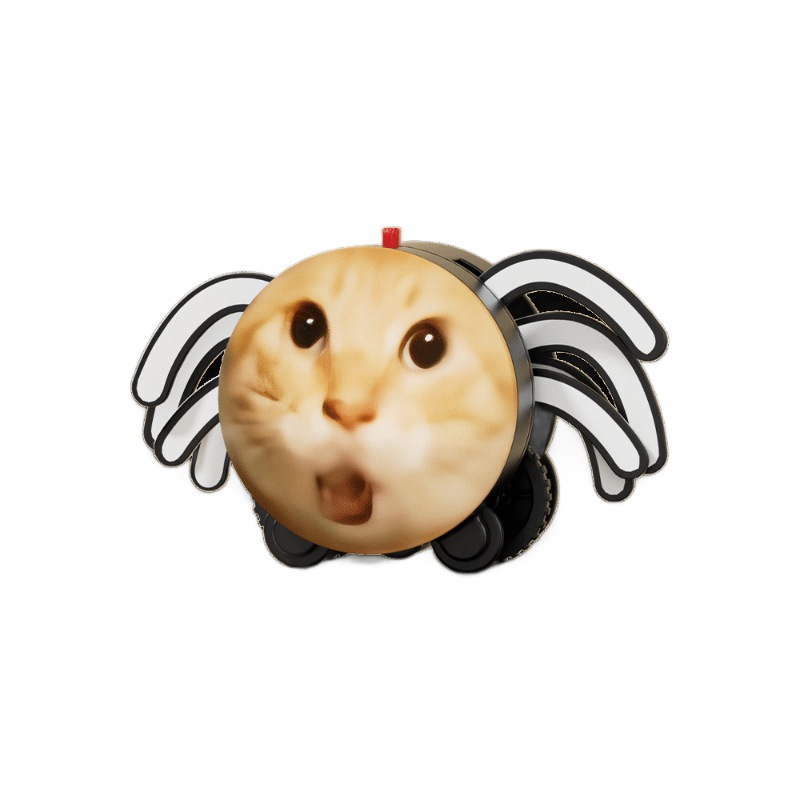 El robot rastreador abstracto de la barra eléctrica, el paquete de emoticones de grano, el juguete rastreador de la magia.