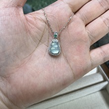 ��Ȼ�{ˮ�����J�ǶS925�y�׽�ɫ���J�������DIY���Ʒ���