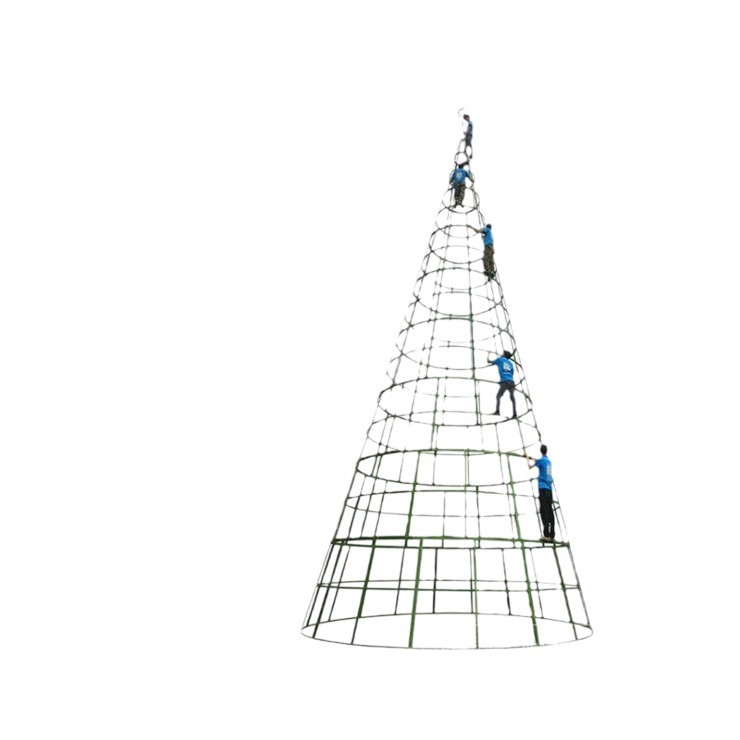 Fábrica directa para el centro comercial Navidad de lujo 3 - 25m marco de árbol de Navidad al por mayor hierro forjado marco de árbol