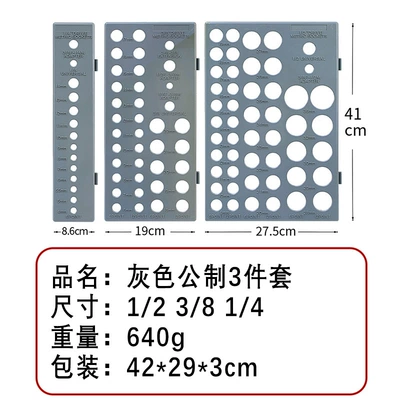 Mühərrik tənzimləmə alətləri – Long Pole Socket Rack - 12005-gray-metric-three-piece