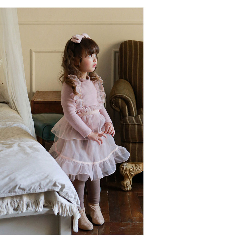 粉蓬蓬紗裙褲_12