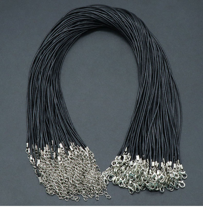 4g Weight DIY Jewelry Accessories Classification 1 Piece Quantity Simple Style Geometric Leather Rope Jewelry Accessories