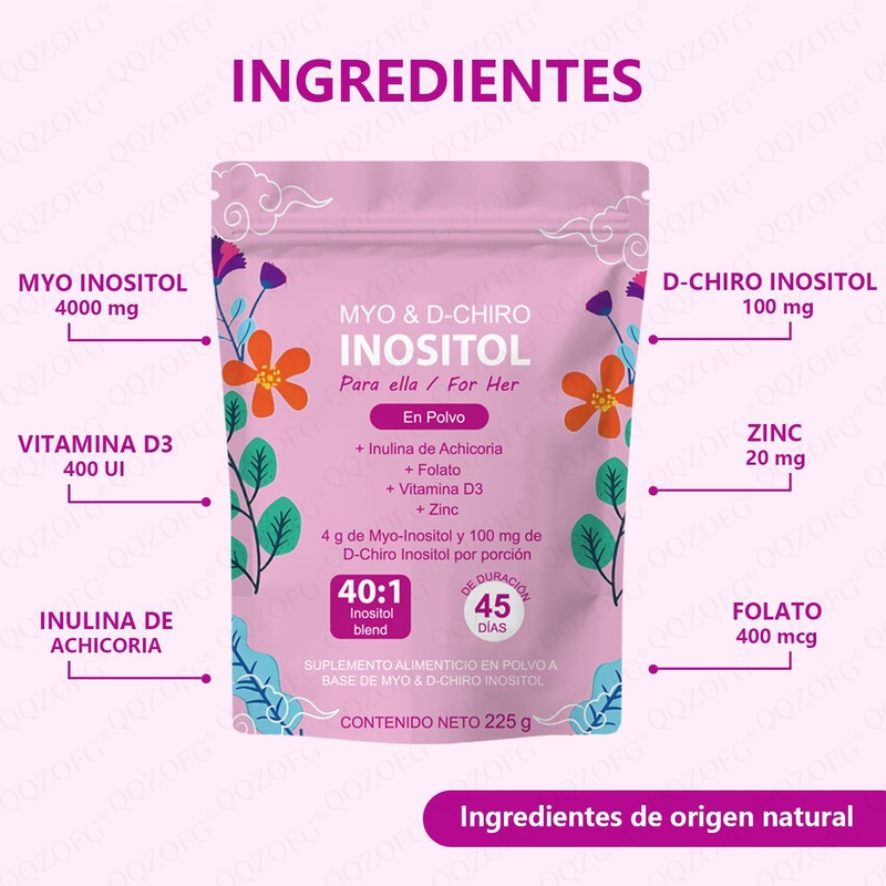 TK跨境供应保健品 Inositol gummies for women 女性肌醇粉可OE M|undefined