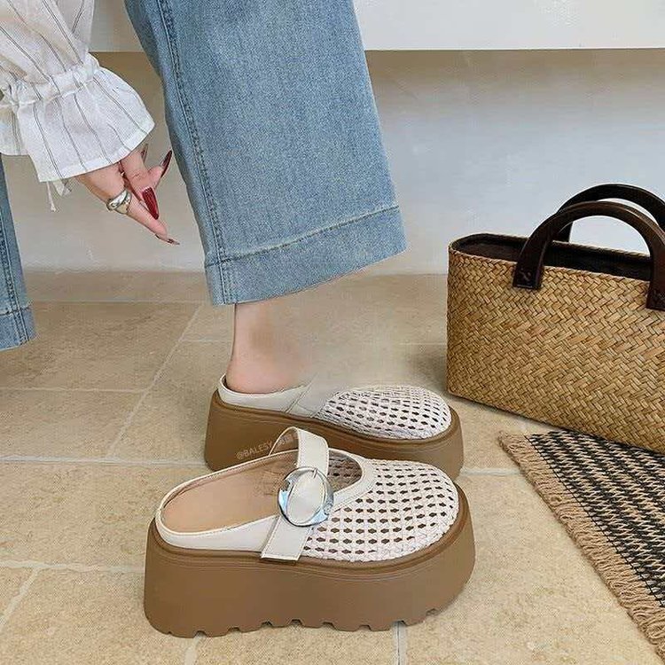 2026 nuevo estilo francés de moda transpirable zapatillas frías perezosas de verano image 7