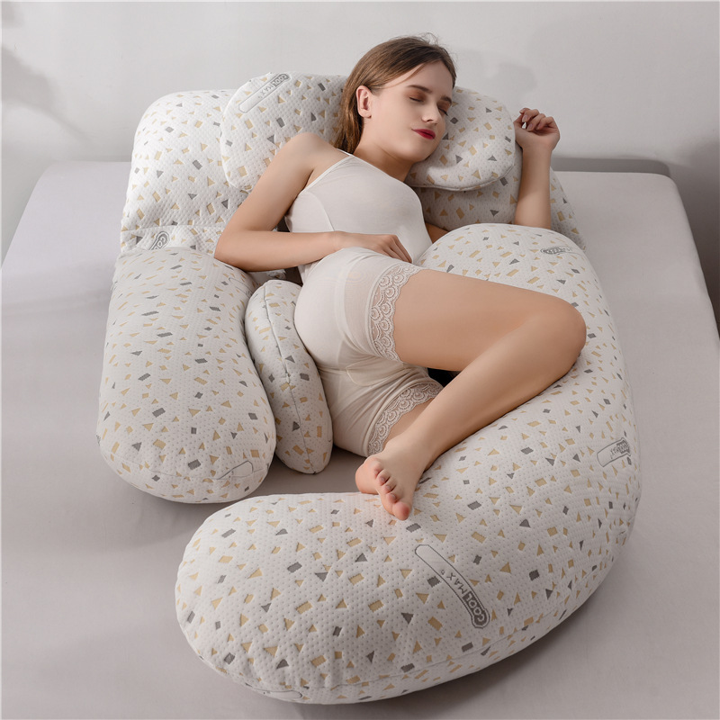 Class A Pregnant Women Pillow Waist Side Sleeping Pillow Belly Pillow for Pregnant Women Sleeping Special Multifunctional Summer Side Sleeping Wholesale