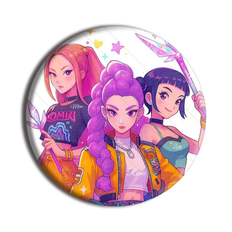 猎魔女团二次元圆形吧唧动漫徽章|undefined