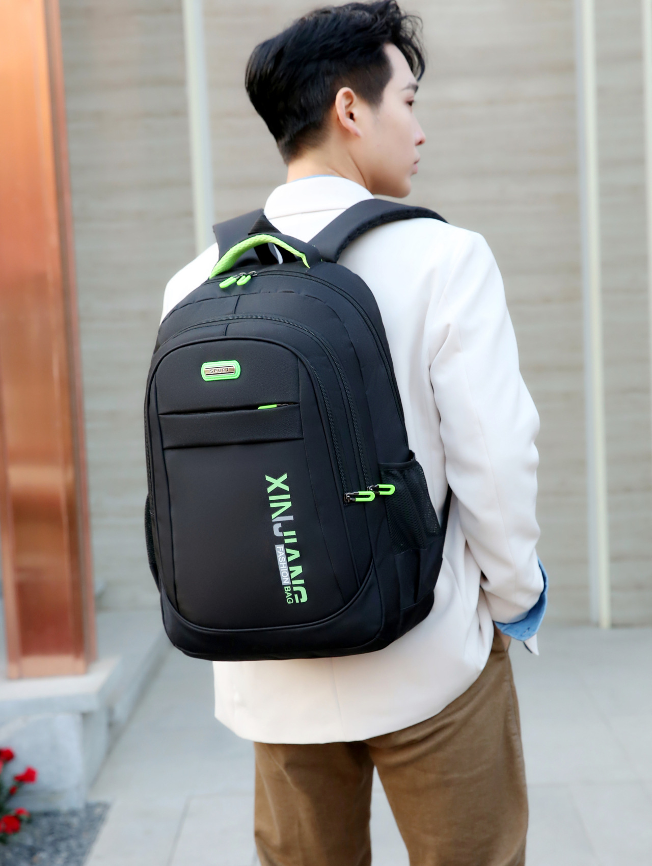 Factoria transfronteriza mayorista de viajes de ocio para hombres y mujeres mochilas de computadora de gran capacidad mochilas de moda de estudiantes de secundaria