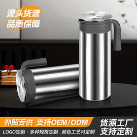 1800ml304不锈钢单层冷水壶可定制logo家用带手柄水壶保温壶