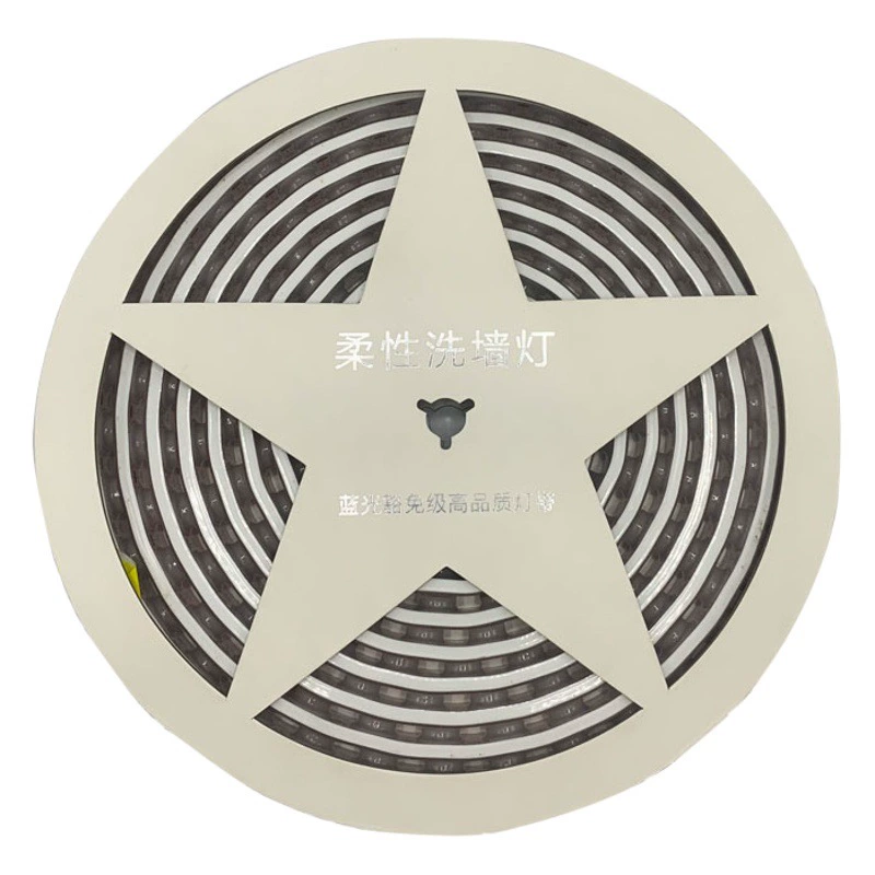 Гибкий светодиодный настенный светильник-прожектор IP67, водонепроницаемый, гнущийся, для наружного освещения лестниц, с силиконовой световой лентой и неоновой подсветкой.