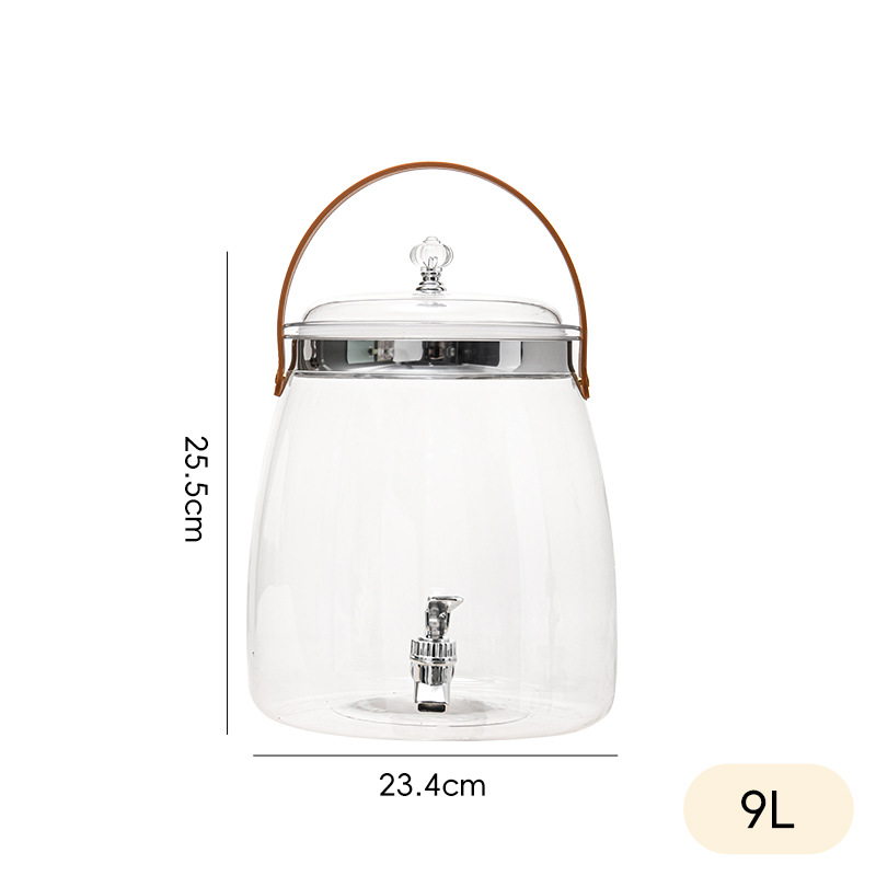 Barril de bebidas de autoservicio, refrigerador de gran capacidad, tetera de agua fría, barril de vino, té de frutas, tetera de agua fría con grifo, barril de cola, barril de mezcla