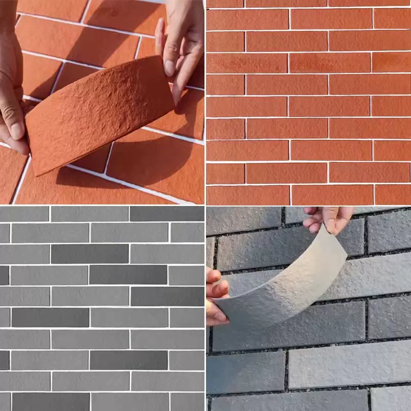 厂家供应柔性饰面砖 室内外墙面砖 文化砖软瓷人造石文化石