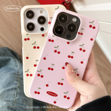 Rolincube原创适用苹果15promax手机壳创意樱桃iPhone15pro韩国16