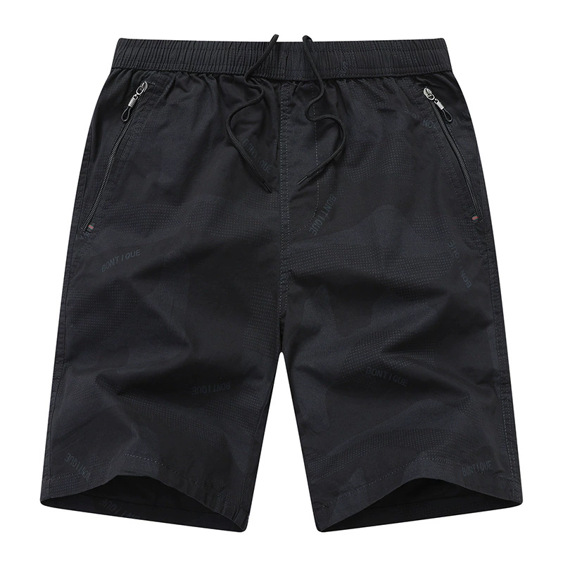 Долгосрочный товарный завод прямой волос 2025 новая весна и лето сплошной цвет печати чистый хлопок для стирки эластичной талии молнии