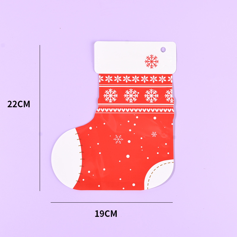 2026 nuevas bolsas de regalo de calcetines de Navidad embalaje de dulces autosuficientes bolsas de regalos de vacaciones creativas bolsas de aperitivos