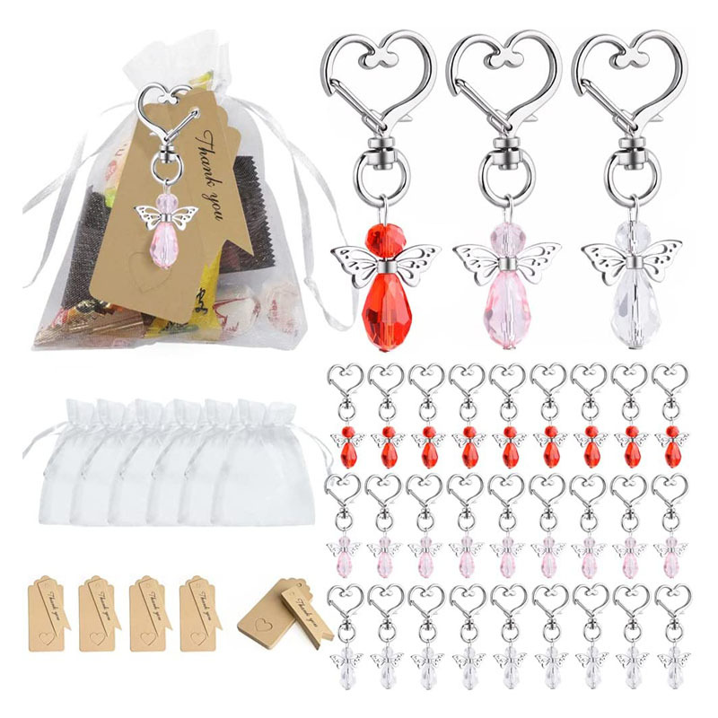 Creativo Ángel de la guarda alas llavero bebé bautismo Luna Llena Regalo boda celebración cumpleaños partido