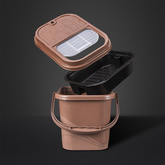 茶バケツ家庭用茶かす乾湿分離茶かす廃水バケツ茶卓収納肥厚小さな茶バケツ卸売茶水切り