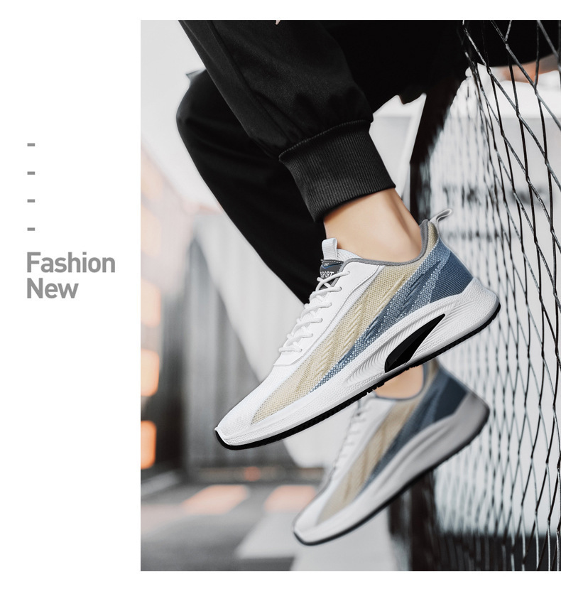 Man Casual Shoes Running Fabric Synthetic Breathable Arch Support Easy To Clean Footgear_voghion.com