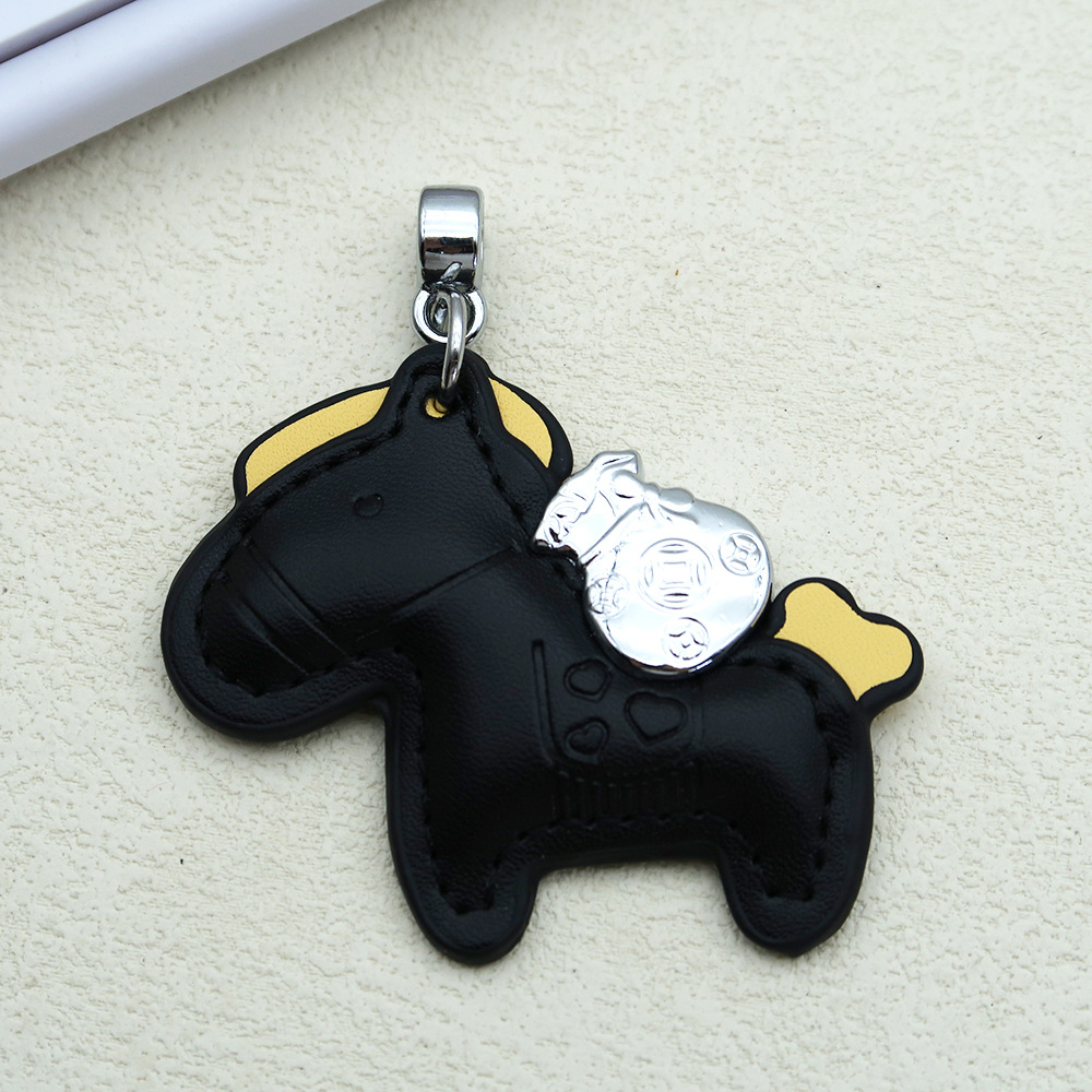 Creative keychain, cartoon pony, pendant
