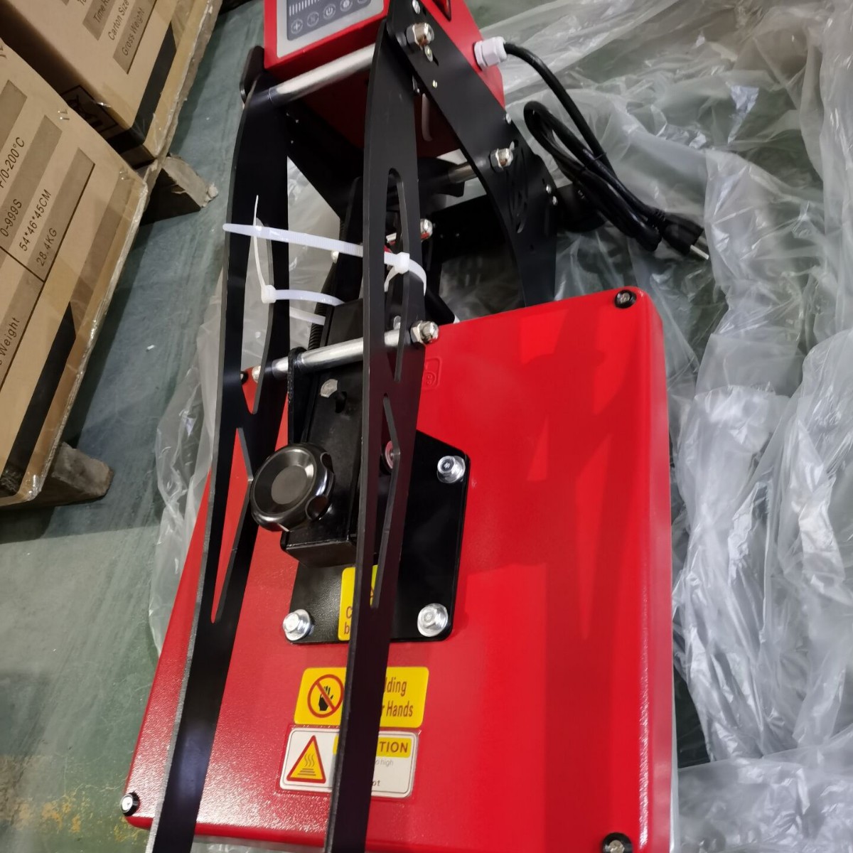 38*38CM plana máquina de estampado en caliente equipo de la máquina de transferencia de calor máquina de estampado en caliente máquina de estampado en relieve camiseta máquina de impresión