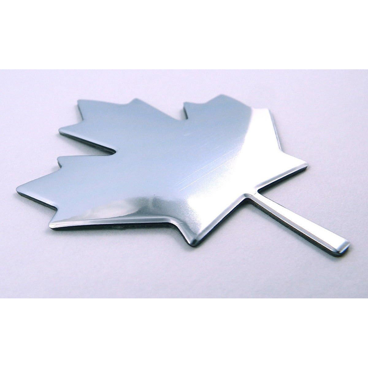 Amazon bandera canadiense hoja de arce cromada 3D insignia estereoscópica metal comercio exterior pegatinas de automóviles y bicicletas