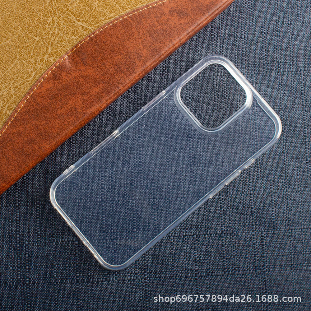 Suitable for Apple 12, iPhone 16 Series, 17 Mobile Phone Soft Shell Material, Silicone 13, Fully Transparent and Anti-Slip