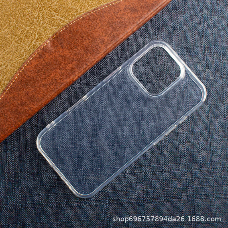 Suitable for Apple 12, iPhone 16 Series, 17 Mobile Phone Soft Shell Material, Silicone 13, Fully Transparent and Anti-Slip
