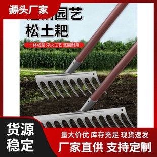 Factory Outlet Daquan Agricultural Grass, Pine Soil Grass, Agricultural Tools, Rake, Rake, Manganese Steel Hug Tools, Iron Nails, Nine Teeth Rake, Vegetables