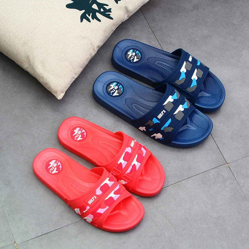 Мужские и женские домашние тапочки, нескользящие, простые, разноцветные, оптом, для пар, дышащие.