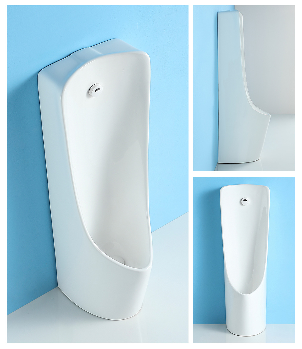 Men's urinal floor-standing wall-mounted integrated fully automatic sensor ceramic urinal, household urinal urinal undefined