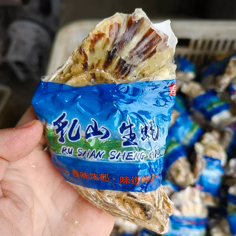 乳山2.5两生蚝定制精品50斤箱1件全年发鲜活海鲜水产批发海蛎子