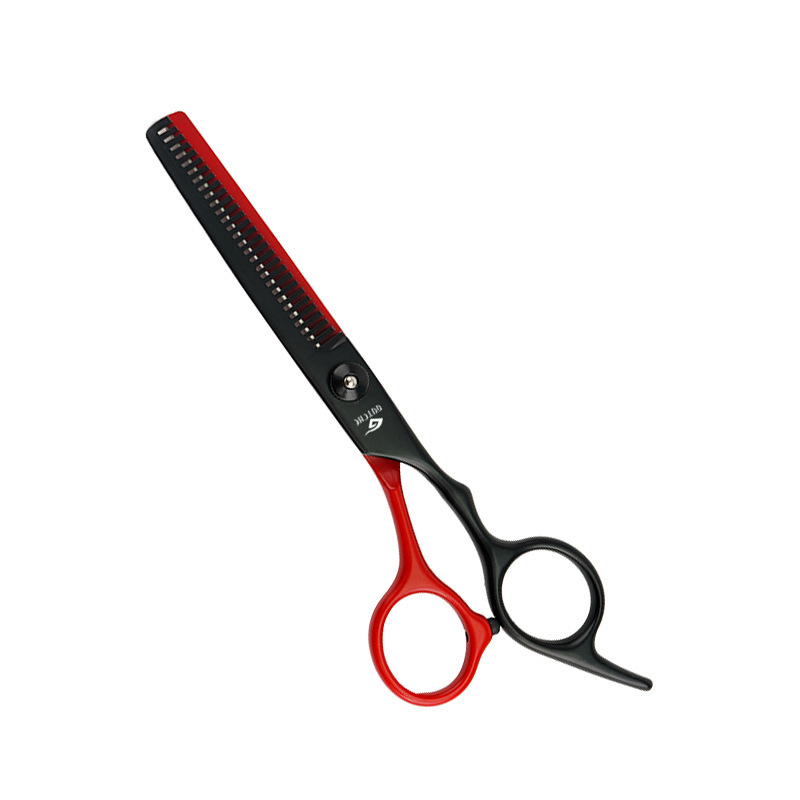 Tijeras para el cabello Tijeras para el cabello Tornillo blanco de 6 pulgadas Tijeras planas Tijeras para dientes Niños adultos para el hogar Tijeras para el cabello