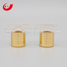 沙林6077电化铝香水盖厂家直供玻璃瓶精油瓶盖多色香水盖子瓶子