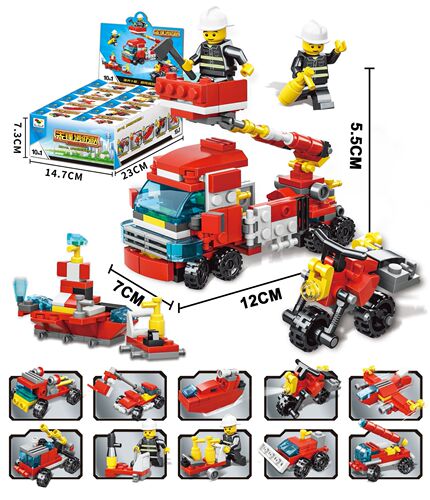 Pioneer SWAT building blocks compatible with Lego box set synthetic robot King Kong assembly combination children's transformation toy